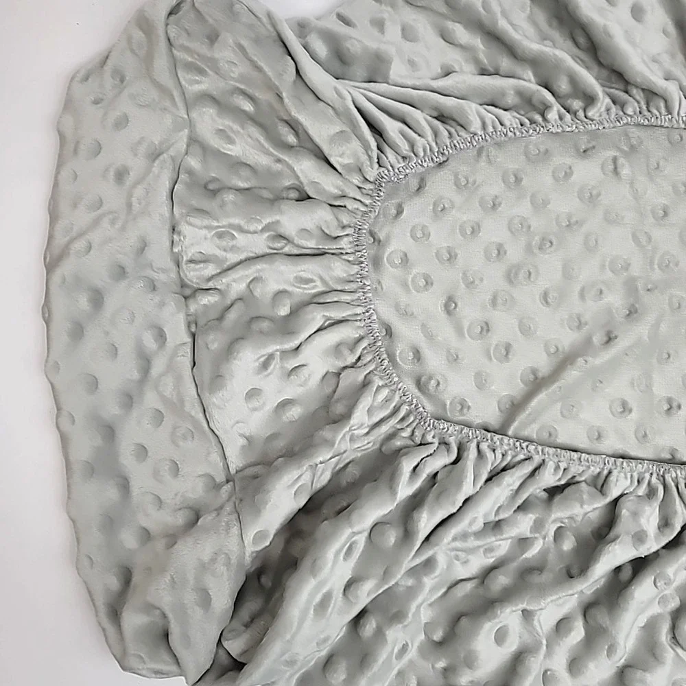 Changing‎ Pad Cover Gray Dot Minky 16
